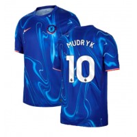 Camisa de Futebol Chelsea Mykhailo Mudryk #10 Equipamento Principal 2024-25 Manga Curta